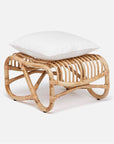 Made Goods Neta Retro Rattan Foot Stool