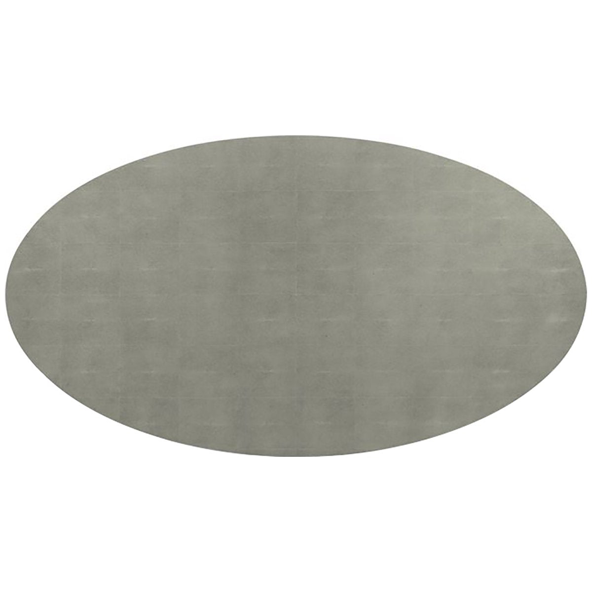 Made Goods Noor Oval Double Base Dining Table in Vintage Faux Shagreen