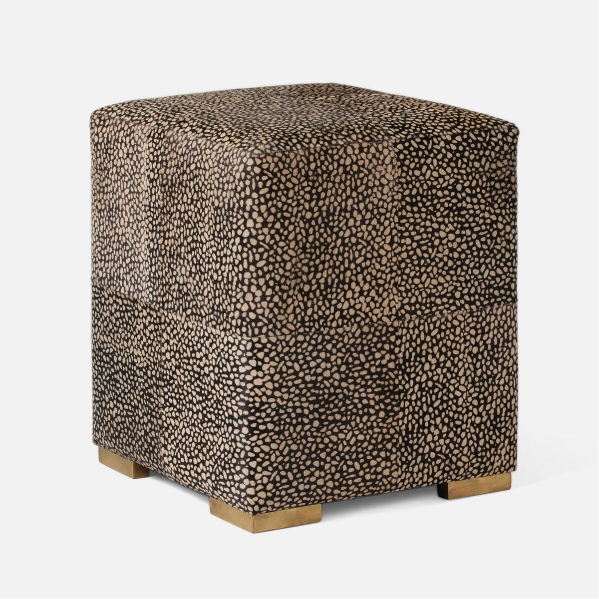 Made Goods Ondrea Animal-Print Stool