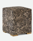 Made Goods Ondrea Animal-Print Stool