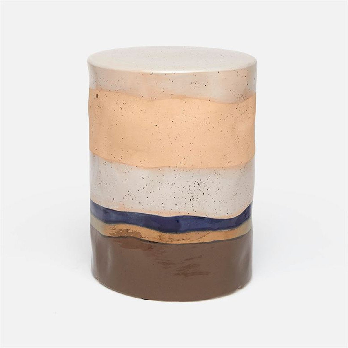 Made Goods Orla Layered Color Outdoor Stool