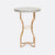 Made Goods Osten Classic Metal Side Table in Shell