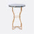 Made Goods Osten Classic Metal Side Table in Resin and Shell