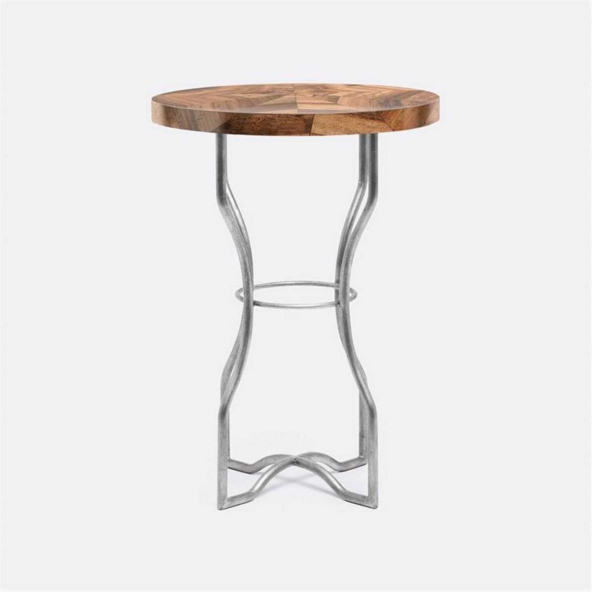 Made Goods Osten Classic Metal Side Table in Banana Bark