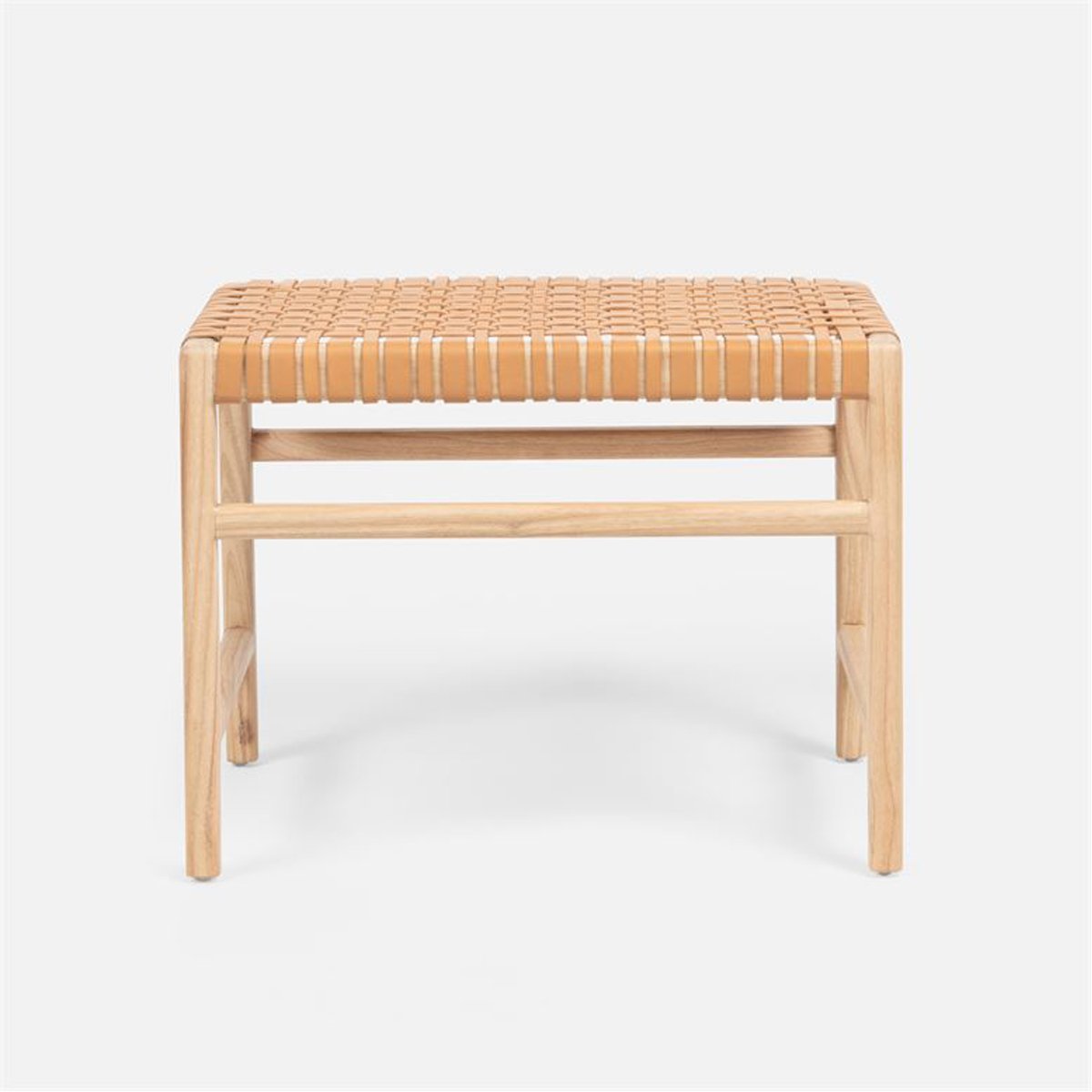 Made Goods Percy Full-Grain Leather Single Bench