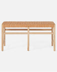 Made Goods Percy Full-Grain Leather Mid-Size Bench