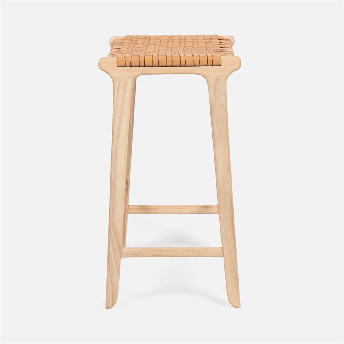 Made Goods Percy Bar Stool in Full-Grain Leather