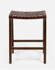 Made Goods Percy Full-Grain Leather Counter Stool