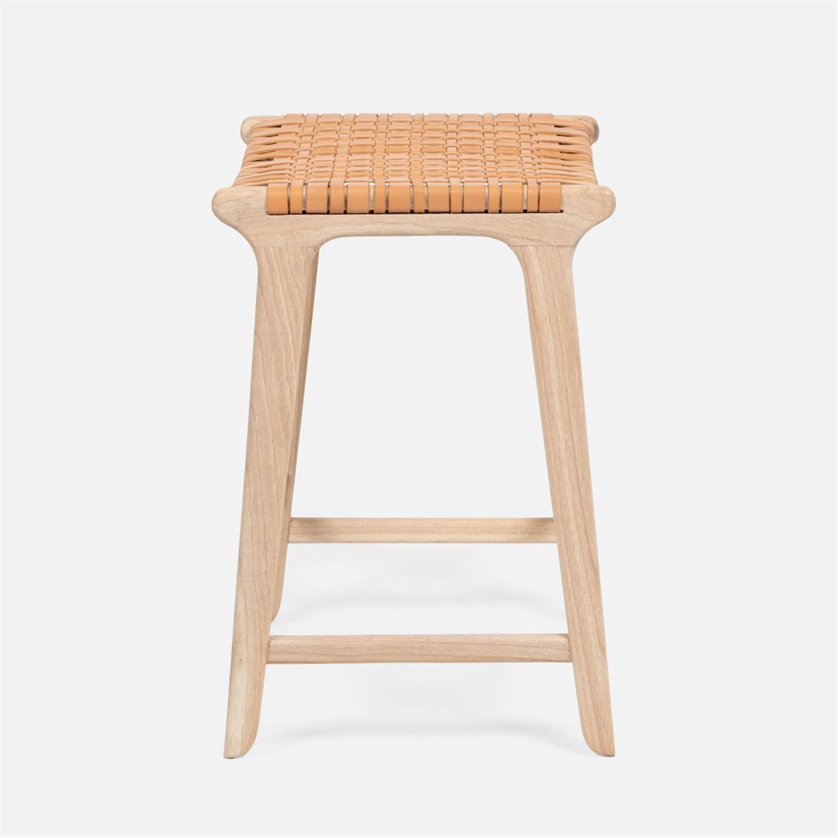 Made Goods Percy Full-Grain Leather Counter Stool