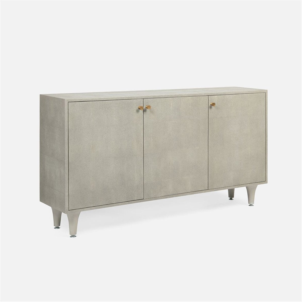 Made Goods Ramon Faux Shagreen 3-Door Buffet