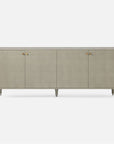 Made Goods Ramon 4-Door Buffet in Faux Shagreen