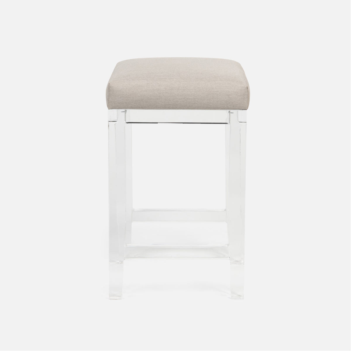 Made Goods Ramsey Counter Stool in Clear Acrylic