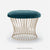 Made Goods Roderic Oval Stool in Alsek Fabric