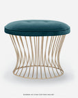 Made Goods Roderic Oval Stool in Alsek Fabric