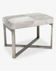 Made Goods Roger Cowhide Single Bench in Hair-On-Hide