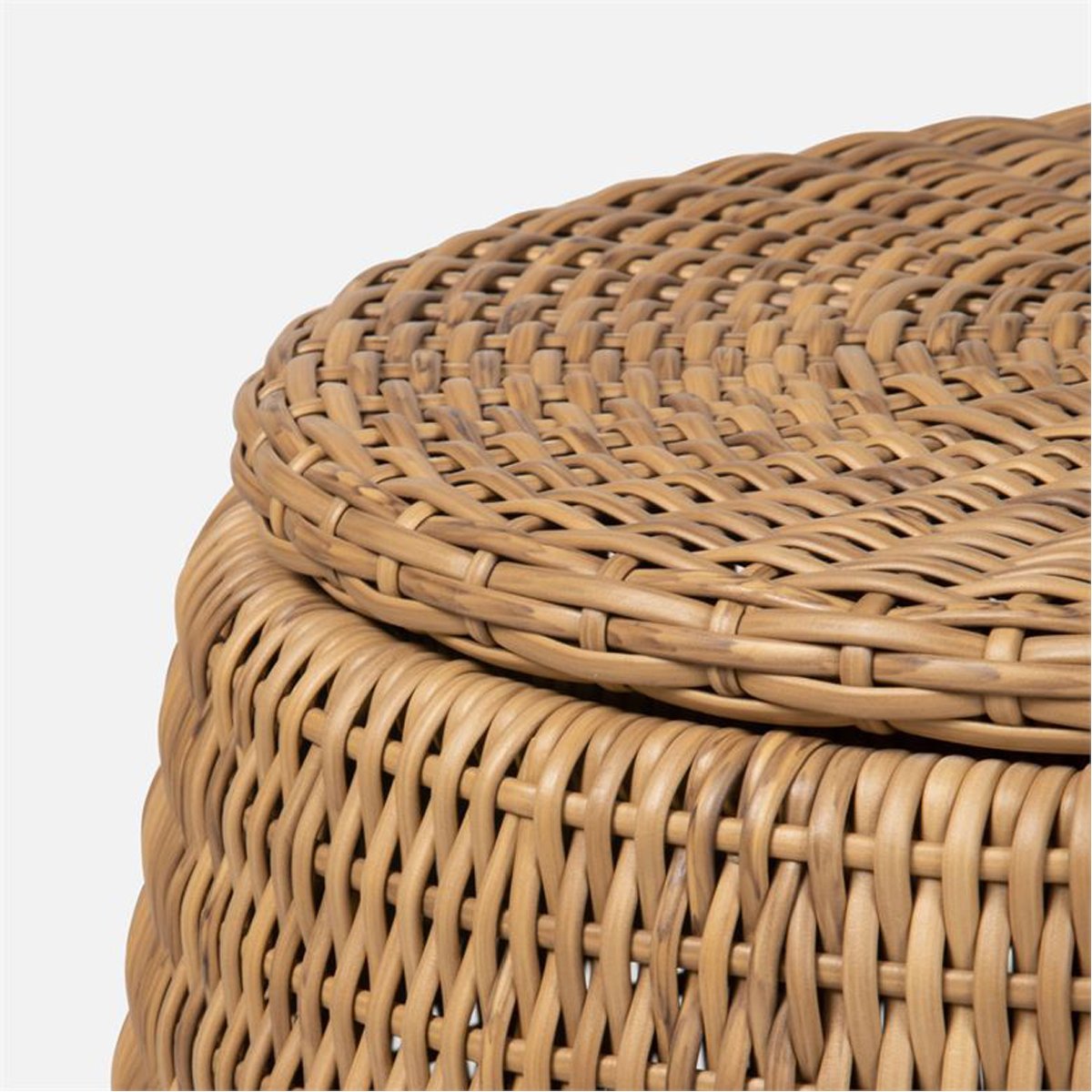 Made Goods Romero Faux Rattan Outdoor Side Table