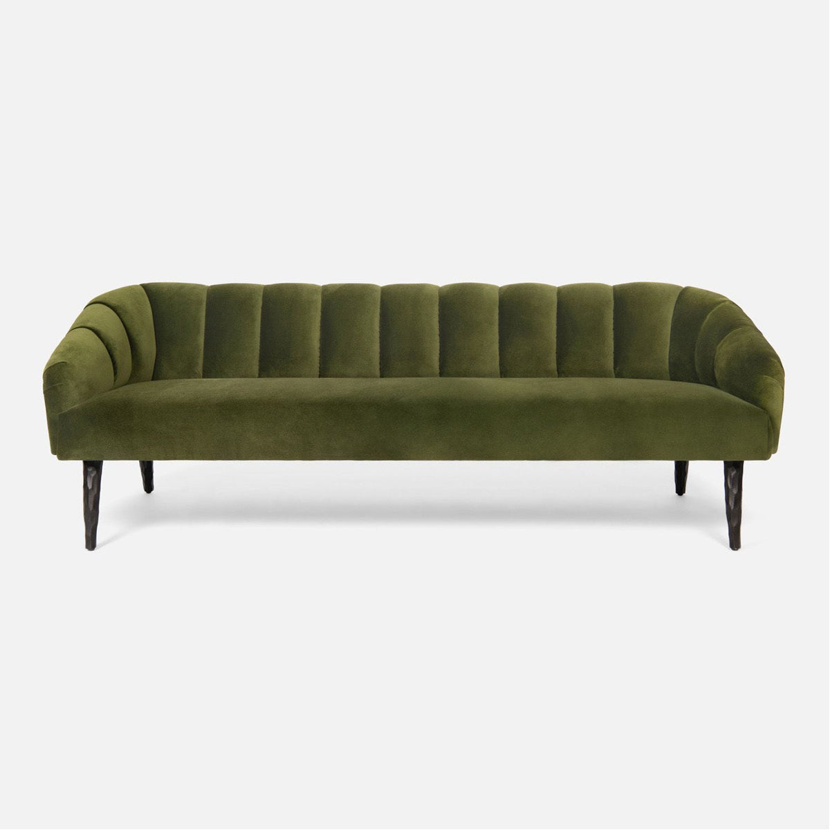 Made Goods Rooney Upholstered Shell Sofa in Aras Mohair