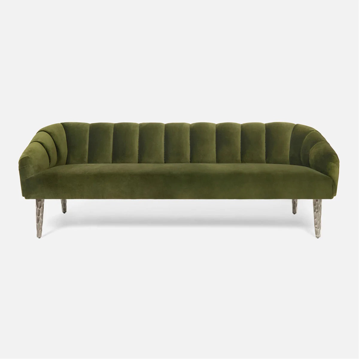 Made Goods Rooney Upholstered Shell Sofa in Clyde Fabric