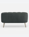 Made Goods Rooney Upholstered Shell 54-Inch Sofette in Aras Mohair