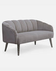 Made Goods Rooney Upholstered Shell 54-Inch Sofette in Aras Mohair