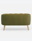 Made Goods Rooney Upholstered Shell 54-Inch Sofette in Aras Mohair