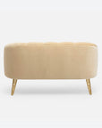 Made Goods Rooney Upholstered Shell 54-Inch Sofette in Aras Mohair