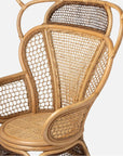 Made Goods Safiya Rattan Bamboo Lounge Chair