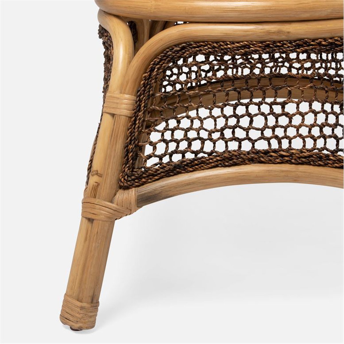 Made Goods Safiya Rattan Bamboo Lounge Chair