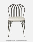 Made Goods Shayne Outdoor Dining Chair in Clyde Fabric