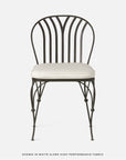 Made Goods Shayne Outdoor Dining Chair with Havel Velvet Cushion