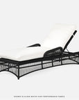 Made Goods Soma Outdoor Chaise Lounge in Clyde Fabric