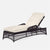 Made Goods Soma Outdoor Chaise Lounge in Alsek Fabric