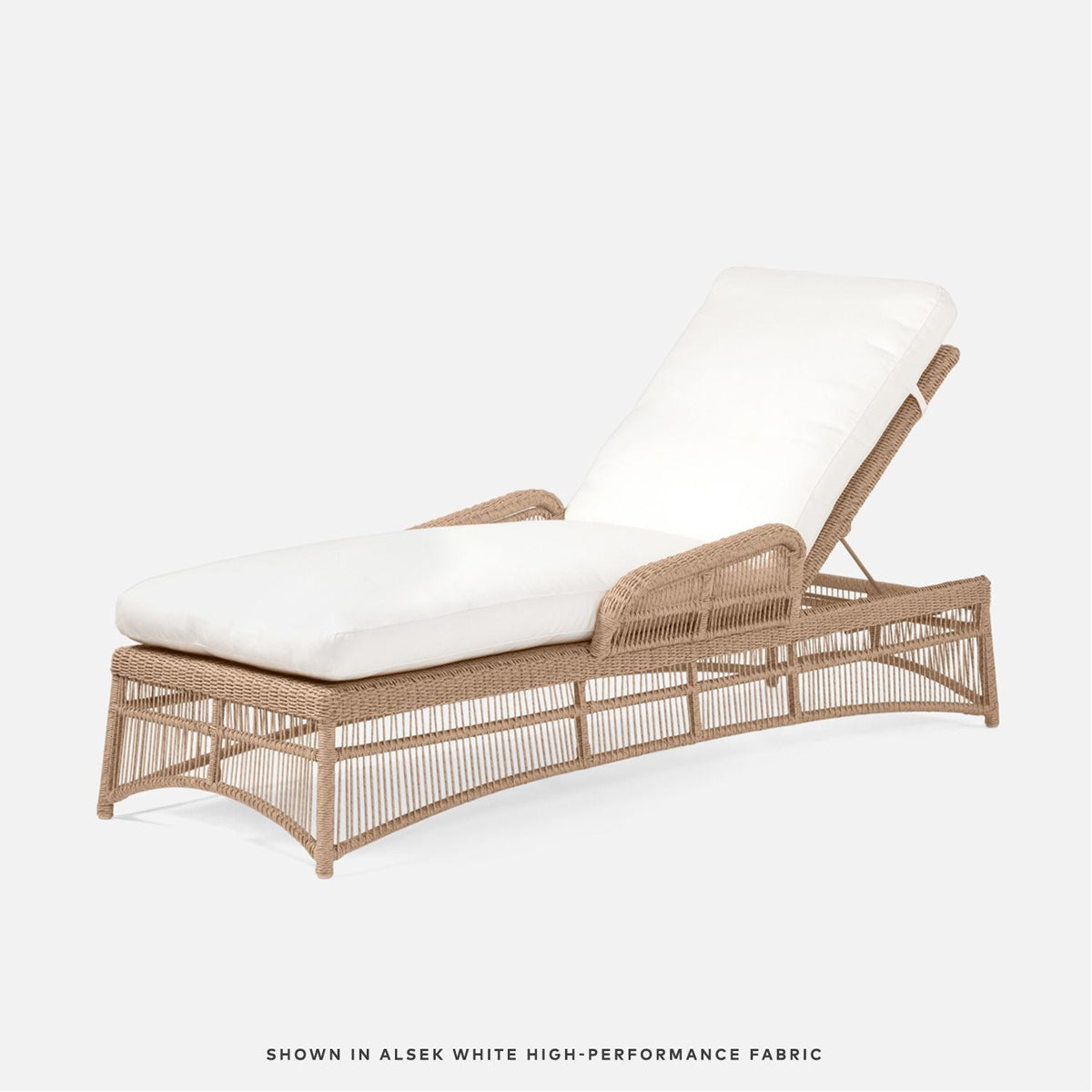 Made Goods Soma Outdoor Chaise Lounge in Havel Performance Velvet