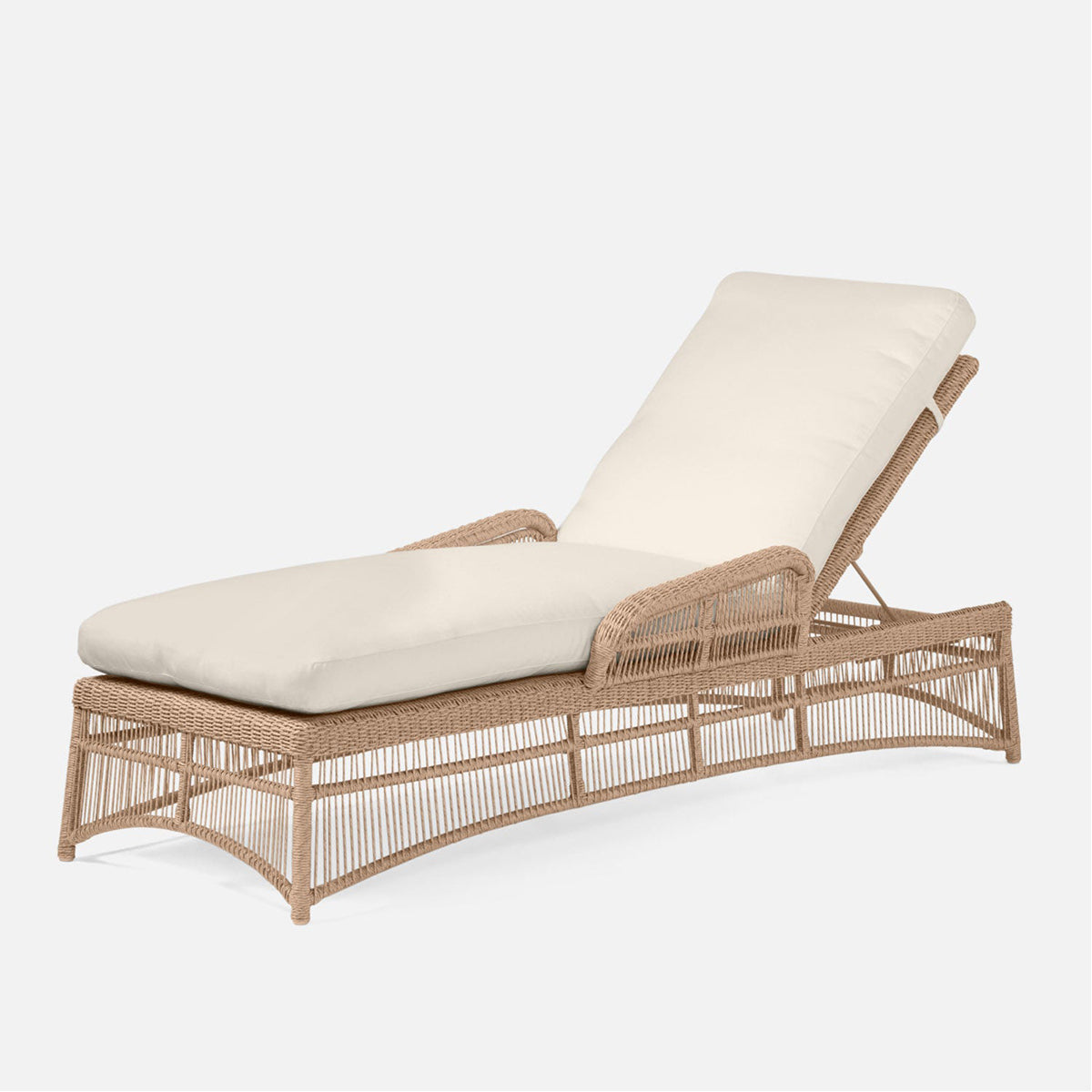 Made Goods Soma Outdoor Chaise Lounge in Weser Fabric