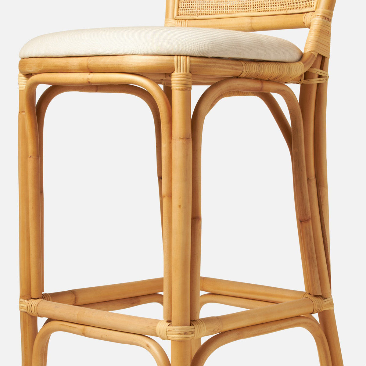 Made Goods Tatum Upholstered Bar Stool in Alsek Fabric