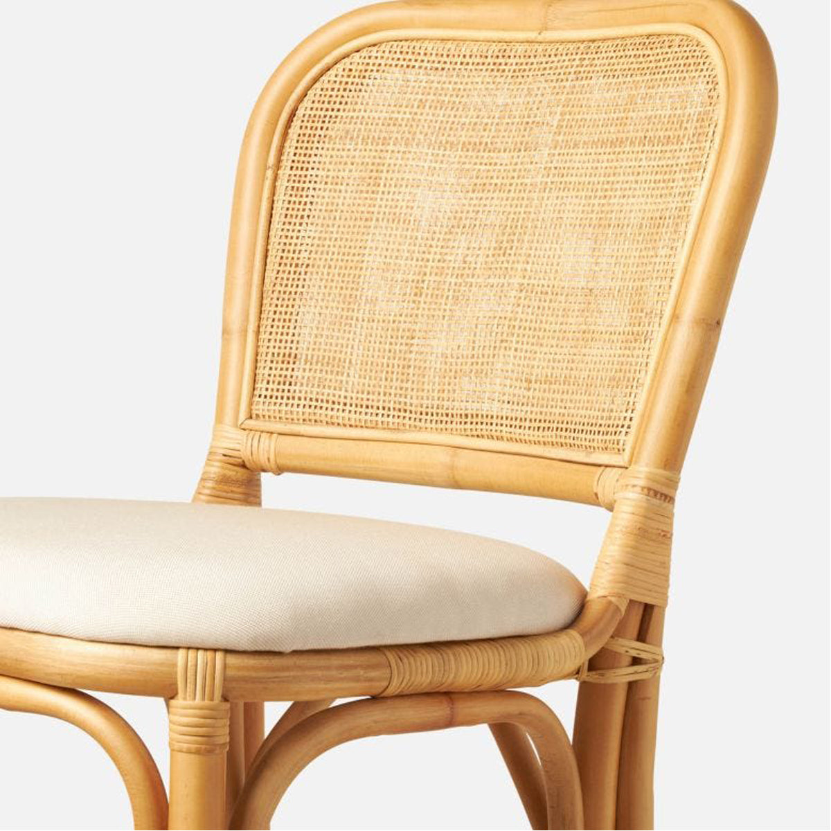 Made Goods Tatum Upholstered Bar Stool in Ettrick Cotton Jute