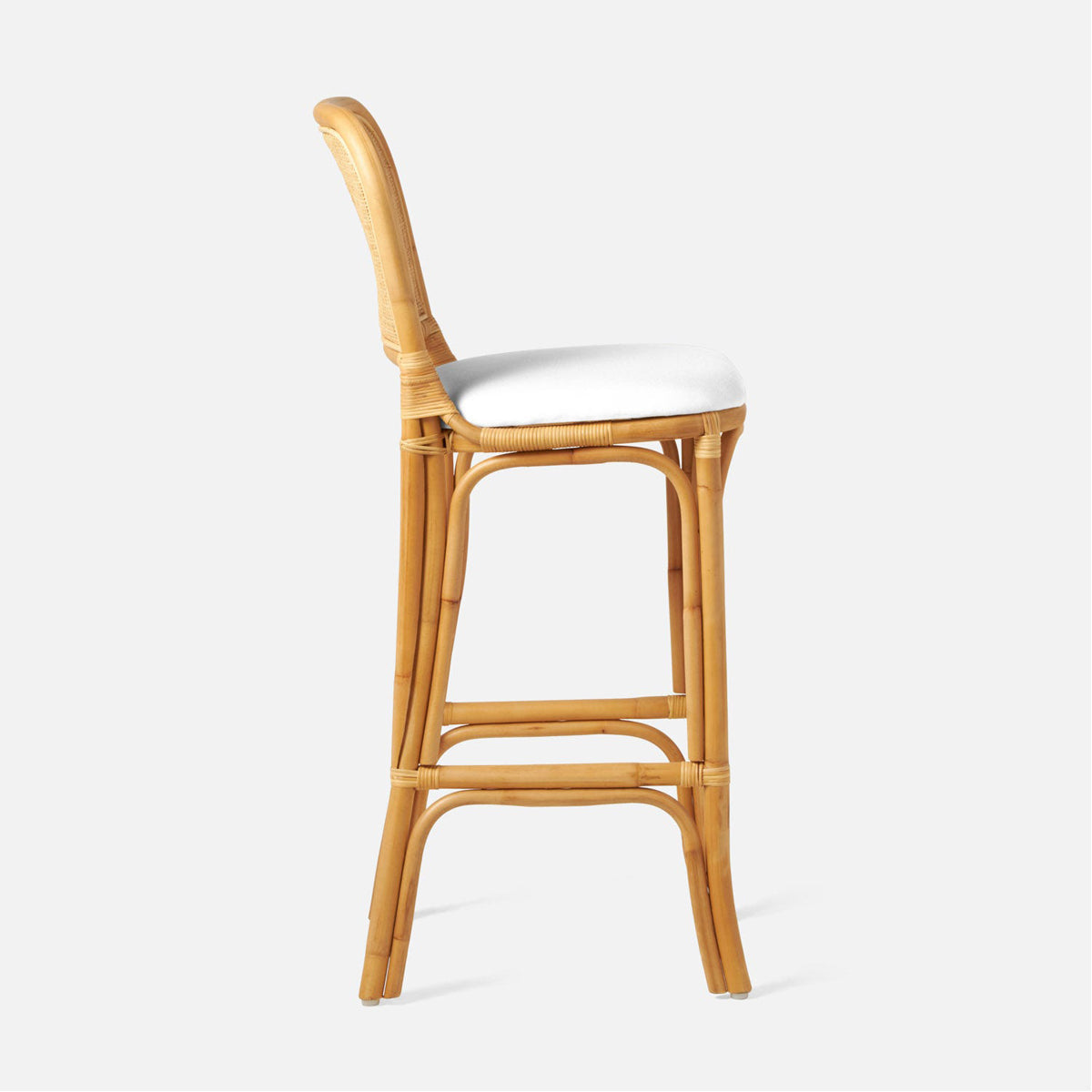 Made Goods Tatum Upholstered Bar Stool in Klein Rayon/Cotton