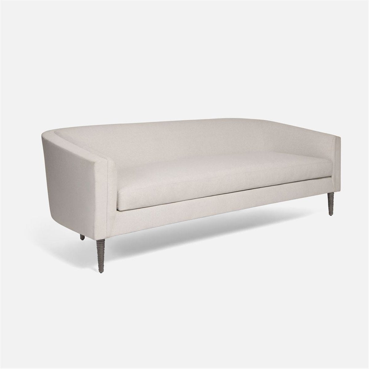 Made Goods Theron Upholstered Curved Back Sofa in Weser Fabric