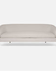 Made Goods Theron Upholstered Curved Back Sofa in Bassac Shagreen Leather