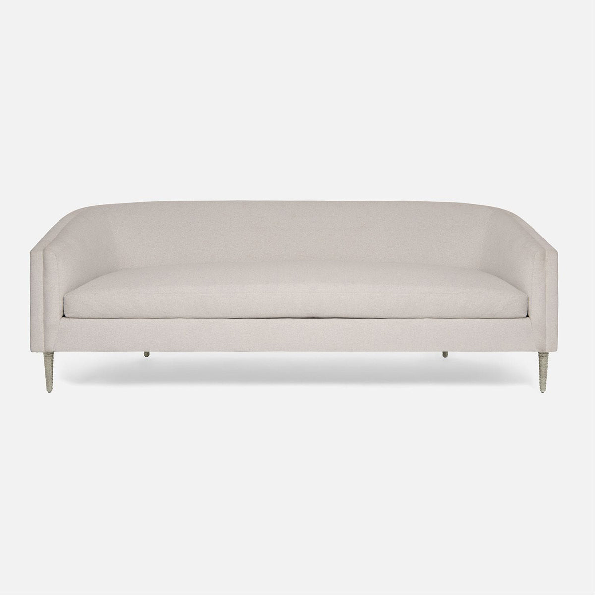 Made Goods Theron Upholstered Curved Back Sofa in Havel Velvet