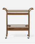 Made Goods Torrey Faux Rattan Outdoor Bar Cart