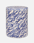 Made Goods Verena Marbleized Ceramic Outdoor Stool