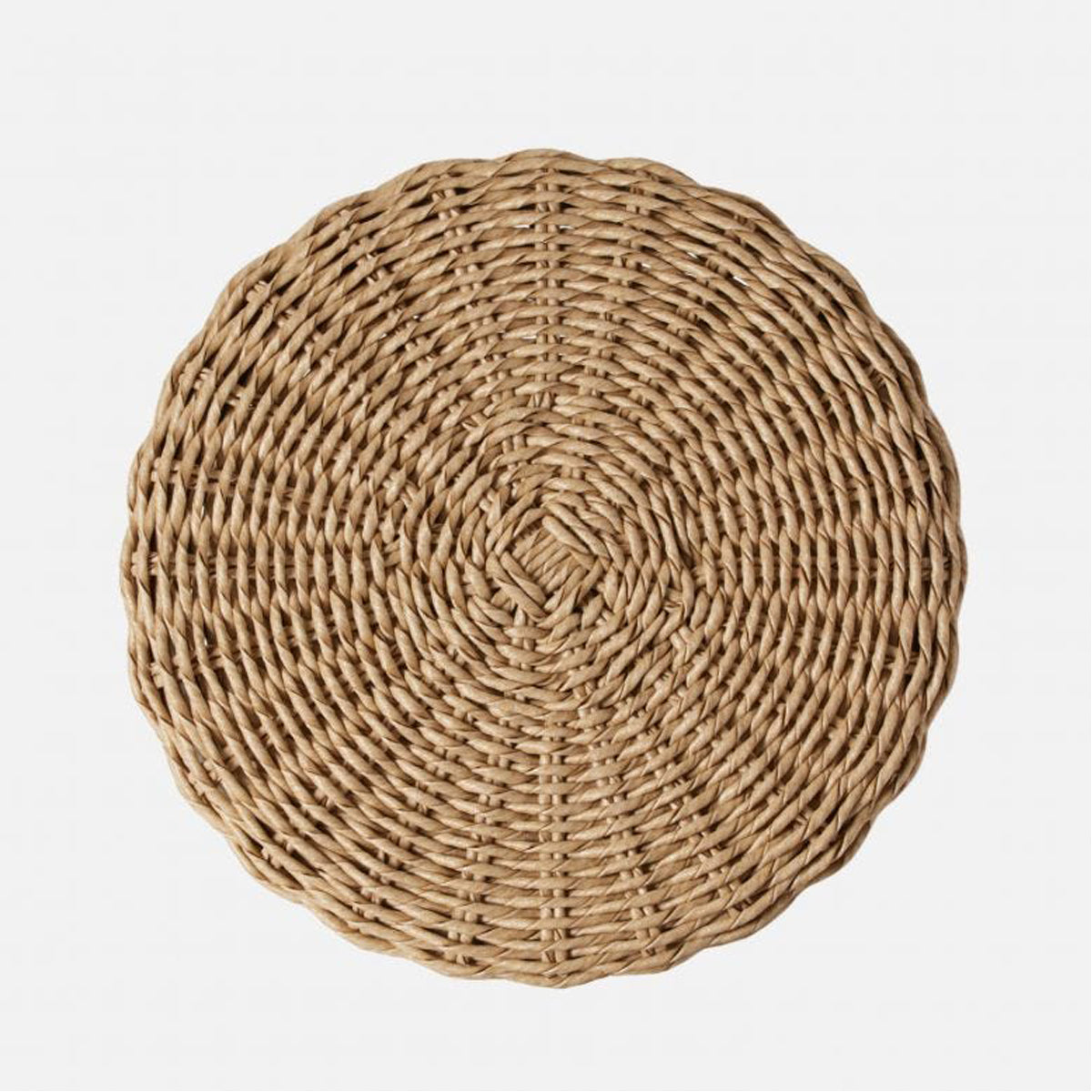 Made Goods VIV Woven Hourglass-Shaped Outdoor Drink Table