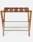 Made Goods Walvia Full-Grain Leather Luggage Rack