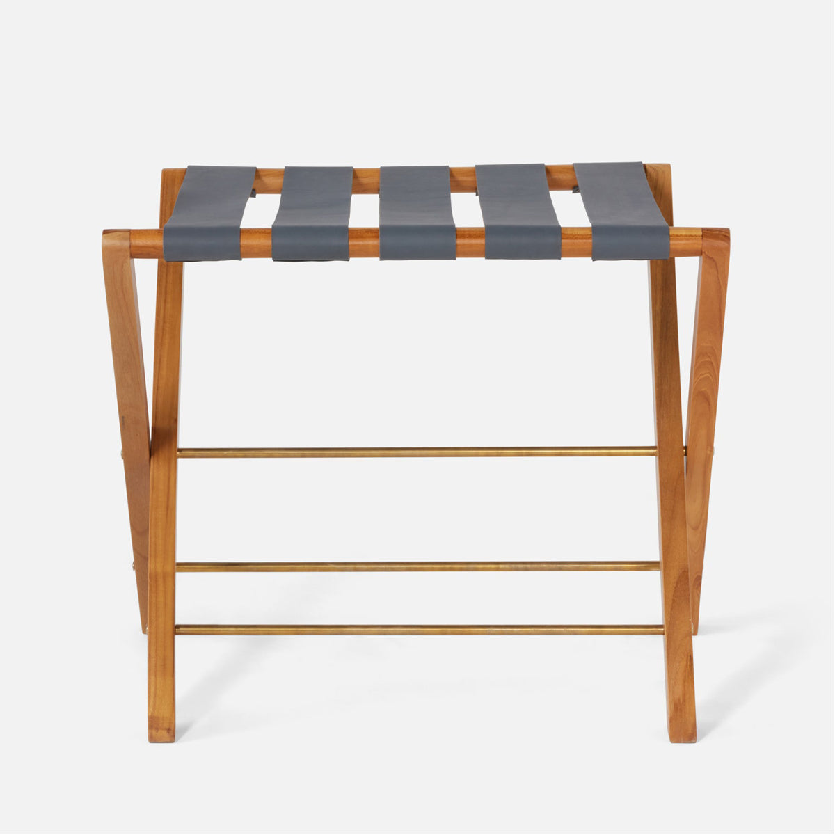 Made Goods Walvia Luggage Rack in Full-Grain Leather