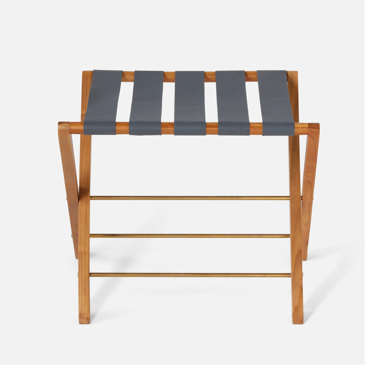 Made Goods Walvia Luggage Rack in Full-Grain Leather