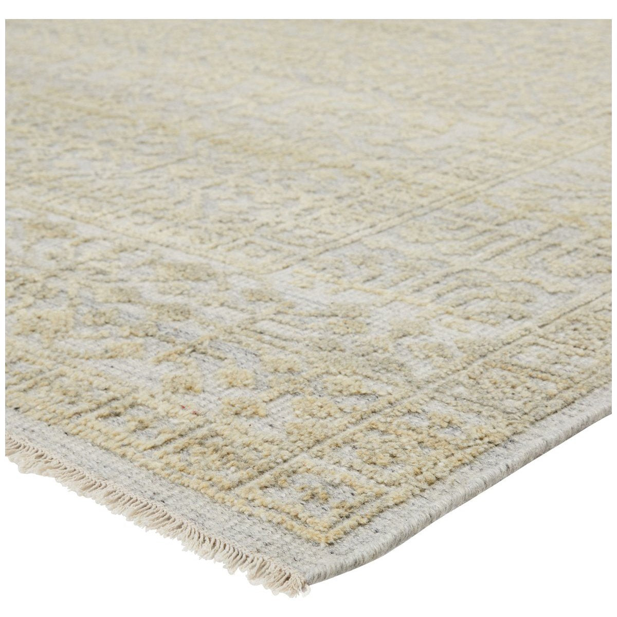 Jaipur Gaia Arinna Tribal Floral Beige Gray GAI04 Rug