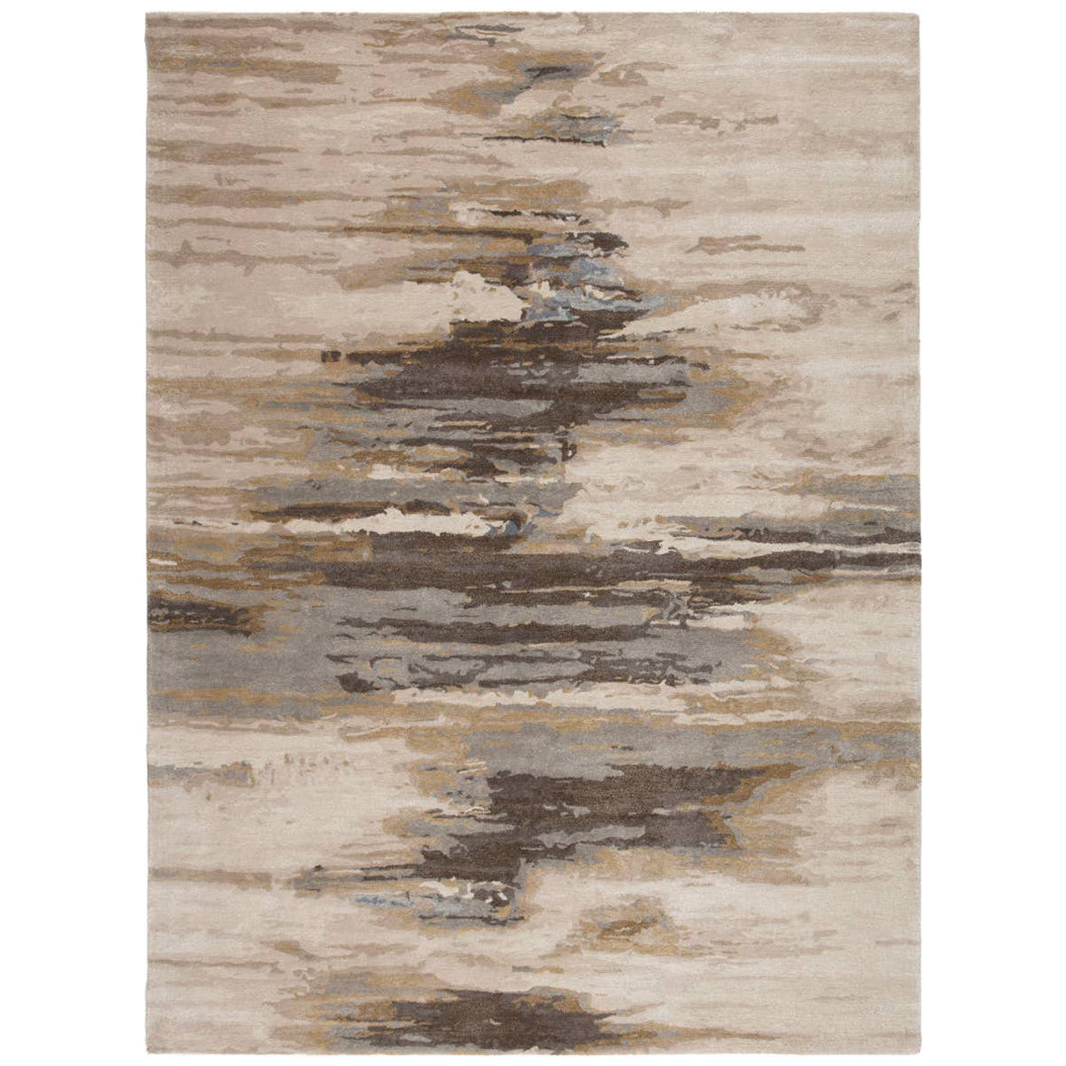 Jaipur Genesis Ryenn Abstract GES07 Cream/Gold Area Rug