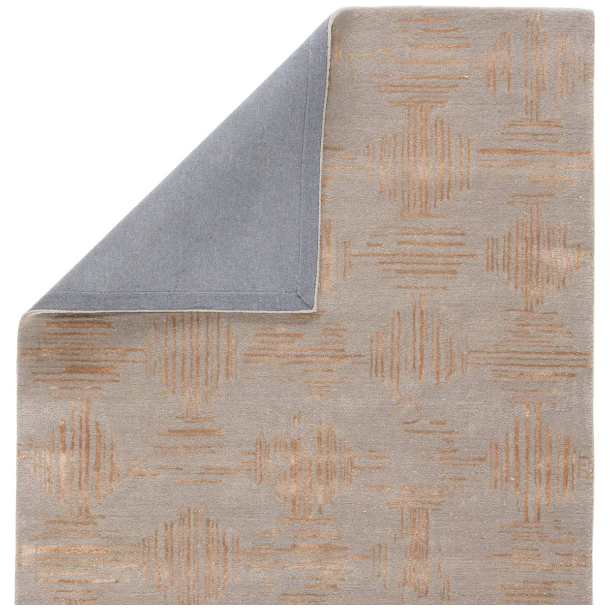 Jaipur Genesis Banister Geometric Gray Gold GES15 Area Rug