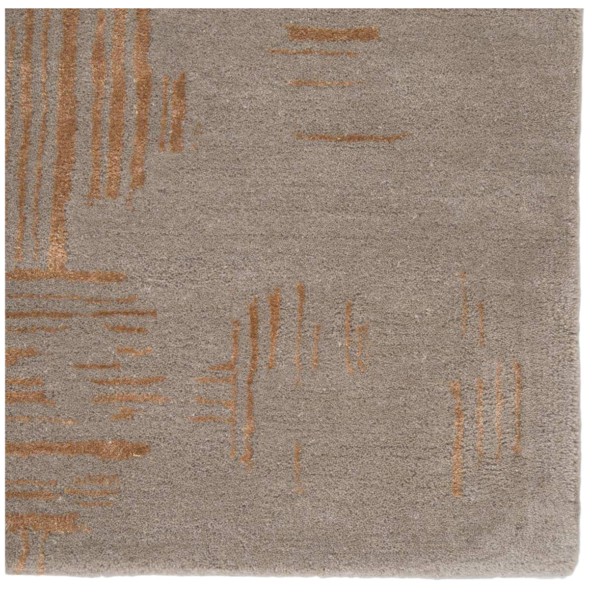 Jaipur Genesis Banister Geometric Gray Gold GES15 Area Rug